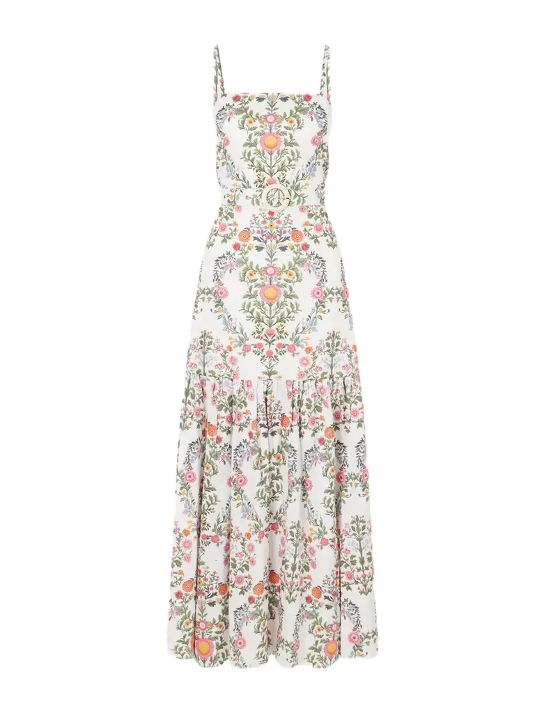 Borgo de Nor Cordiela Tiered Broderie Anglaise Cotton Maxi Dress
