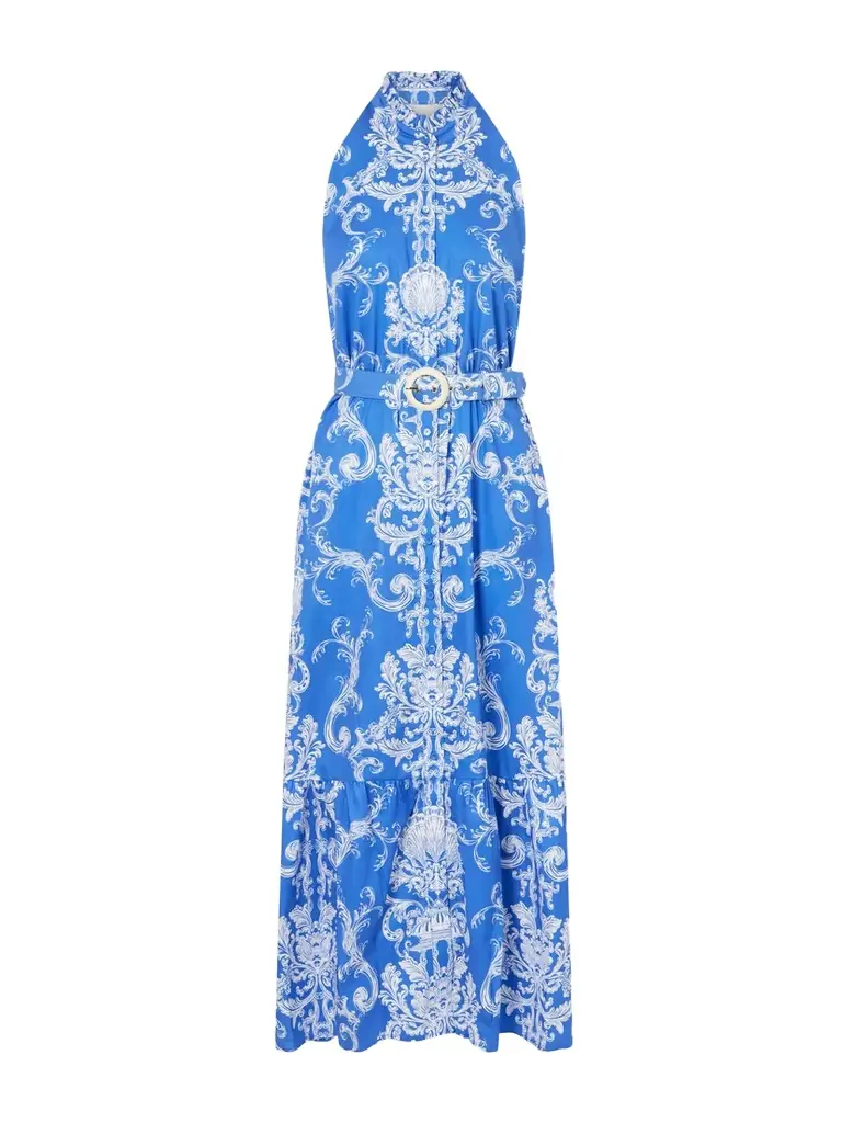 Borgo de Nor Biba Floral-printed Cotton Maxi Dress