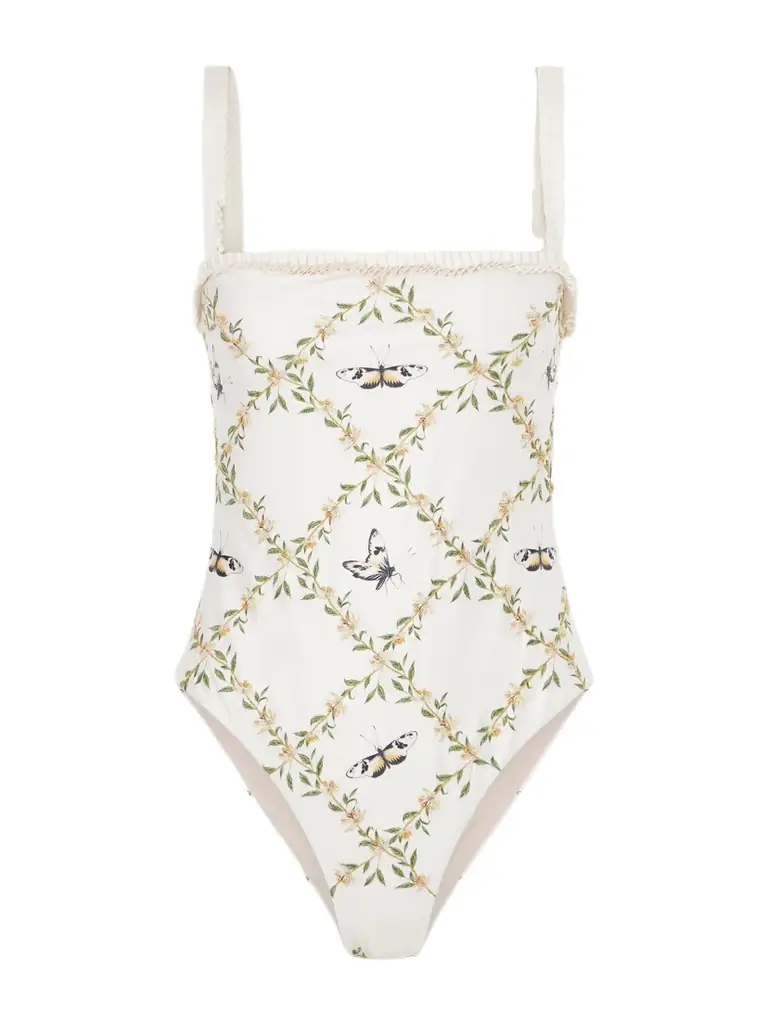 Agua by Agua Bendita Limon Azucar Printed Swimwear