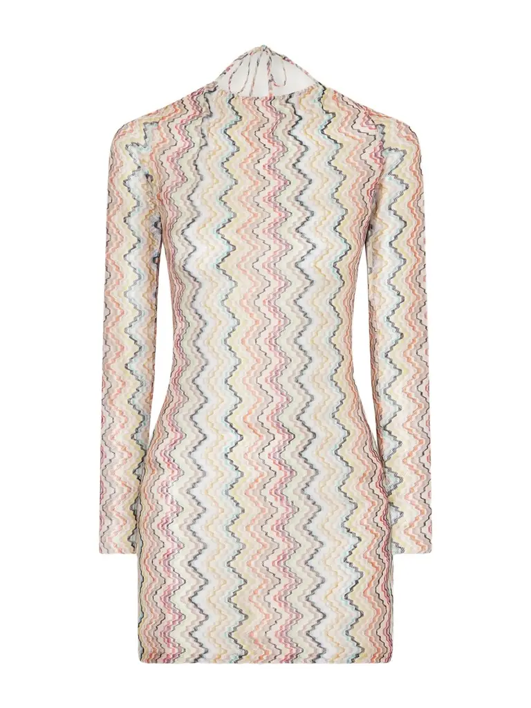 Missoni Striped Mesh Coverup