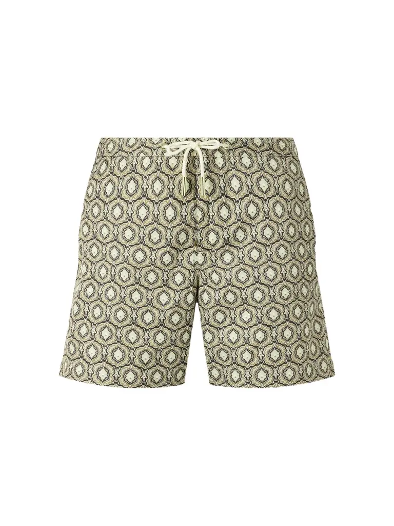 Orlebar Brown Bulldog Passetto Straight-Leg Mid-Length Printed Swim Shorts - Men