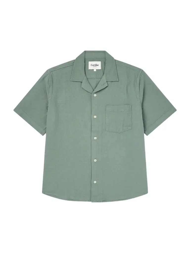 Corridor Convertible-Collar Cotton-Hopsack Shirt - Men