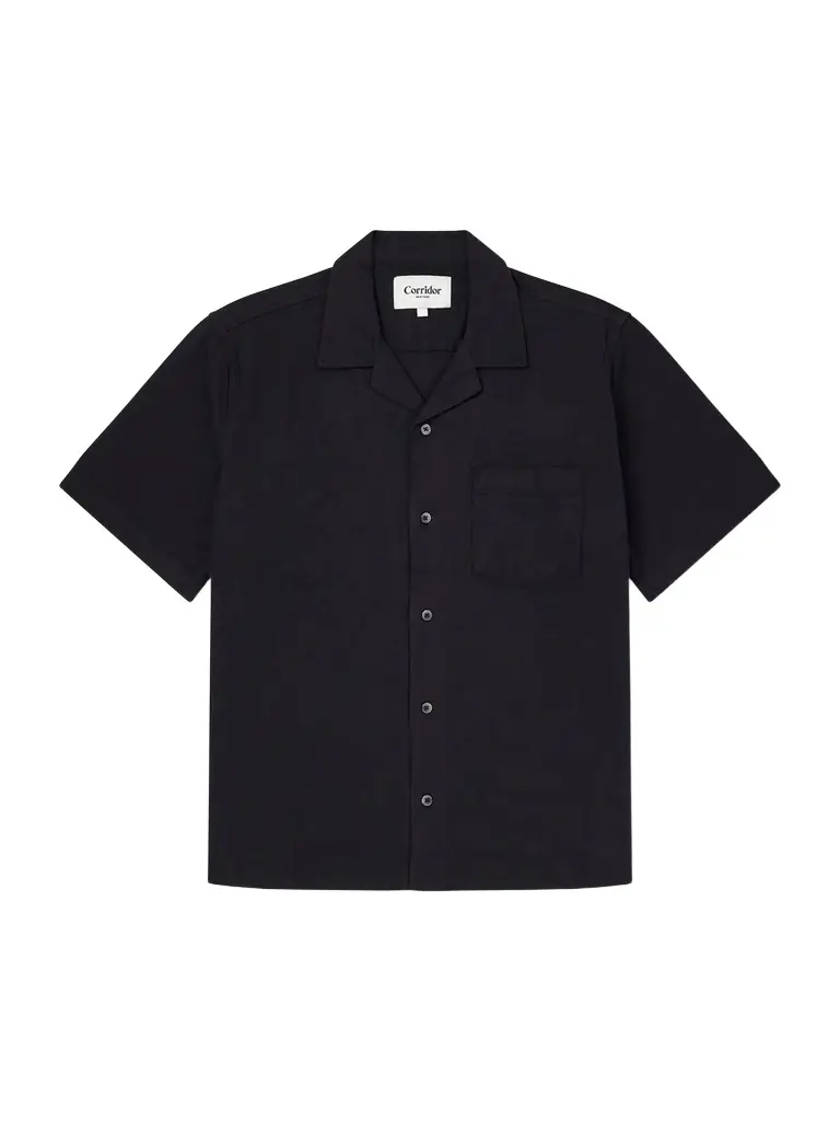 Corridor Convertible-Collar Cotton-Hopsack Shirt - Men