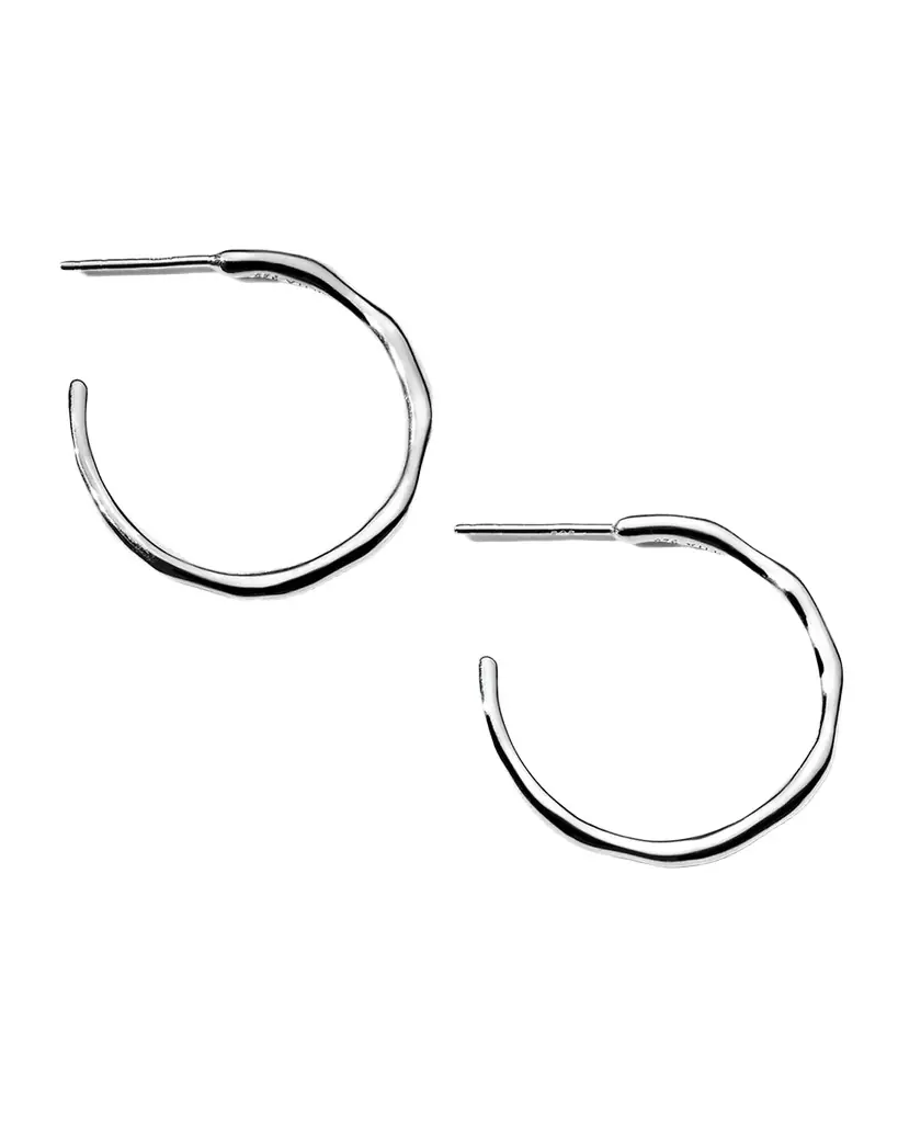 Ippolita 925 Classico Small Thin Squiggle Hoop Earrings