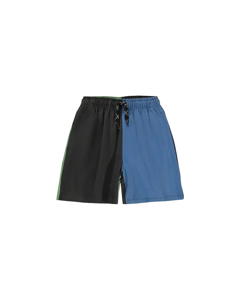 Molo Boy's Adiano Check Mix Organic Cotton Shorts Size 8-16