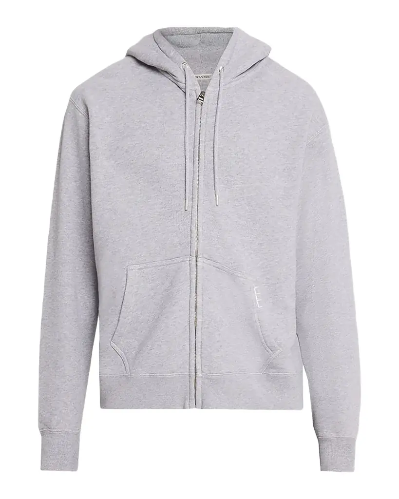JW Anderson en 's Cotton Relaxed-Fit Full-Zip Hoodie