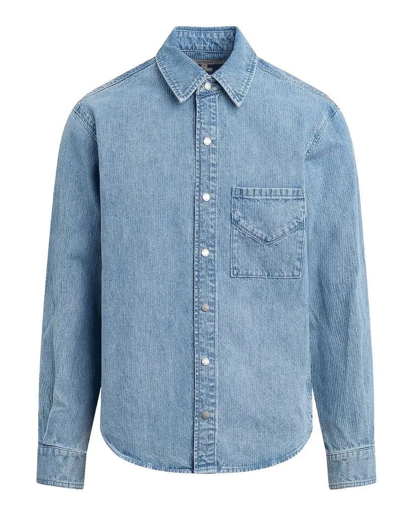 Hudson Men 's Camden Denim Button-Down Shirt