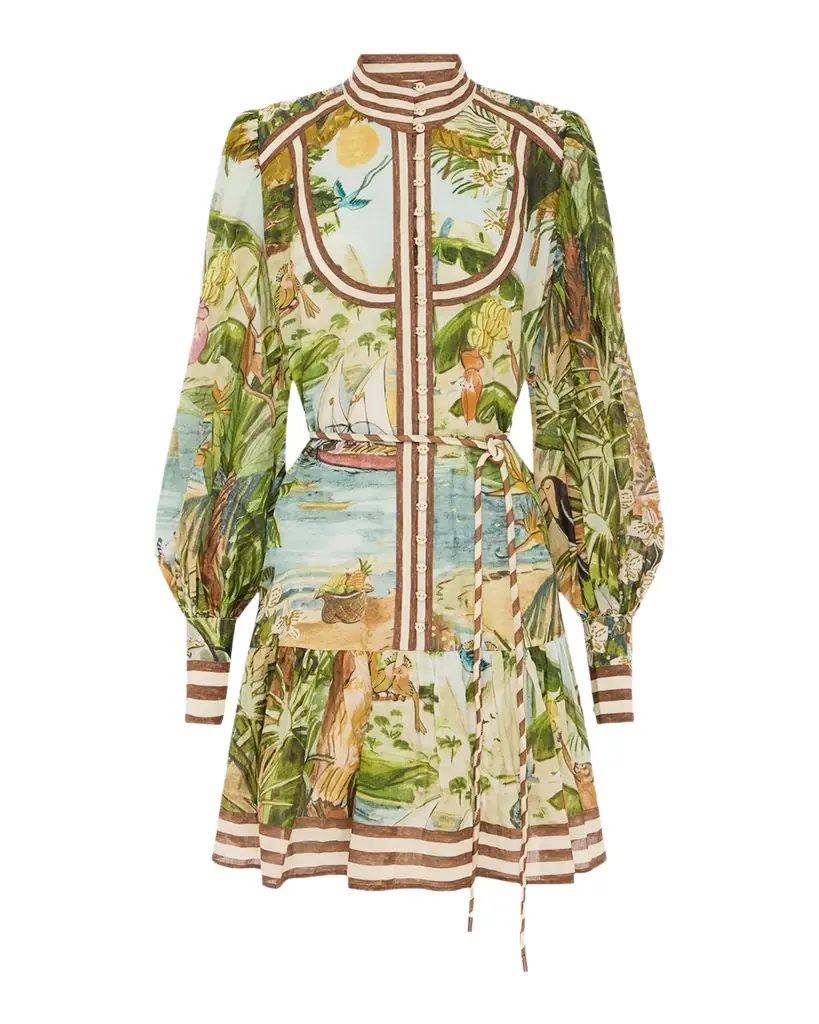 ALEMAIS Toucan Tango Mini Shirtdress
