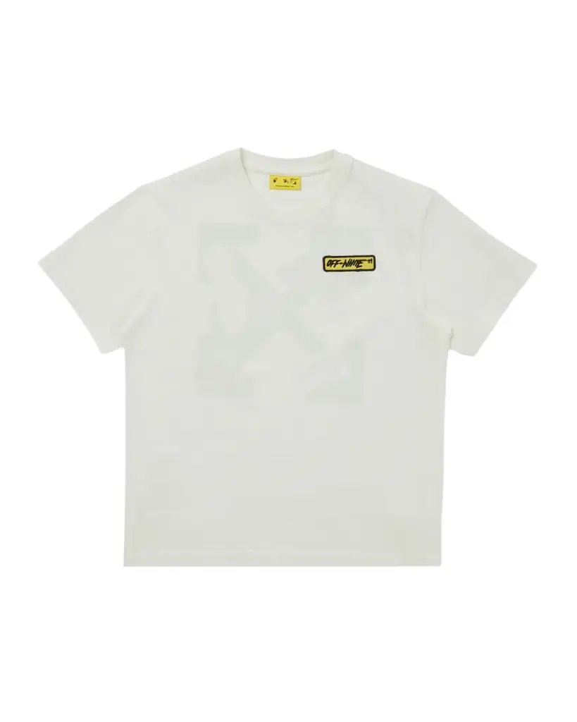 Off-White Boy 's Arrow Patch Logo T-Shirt, Size 4-12