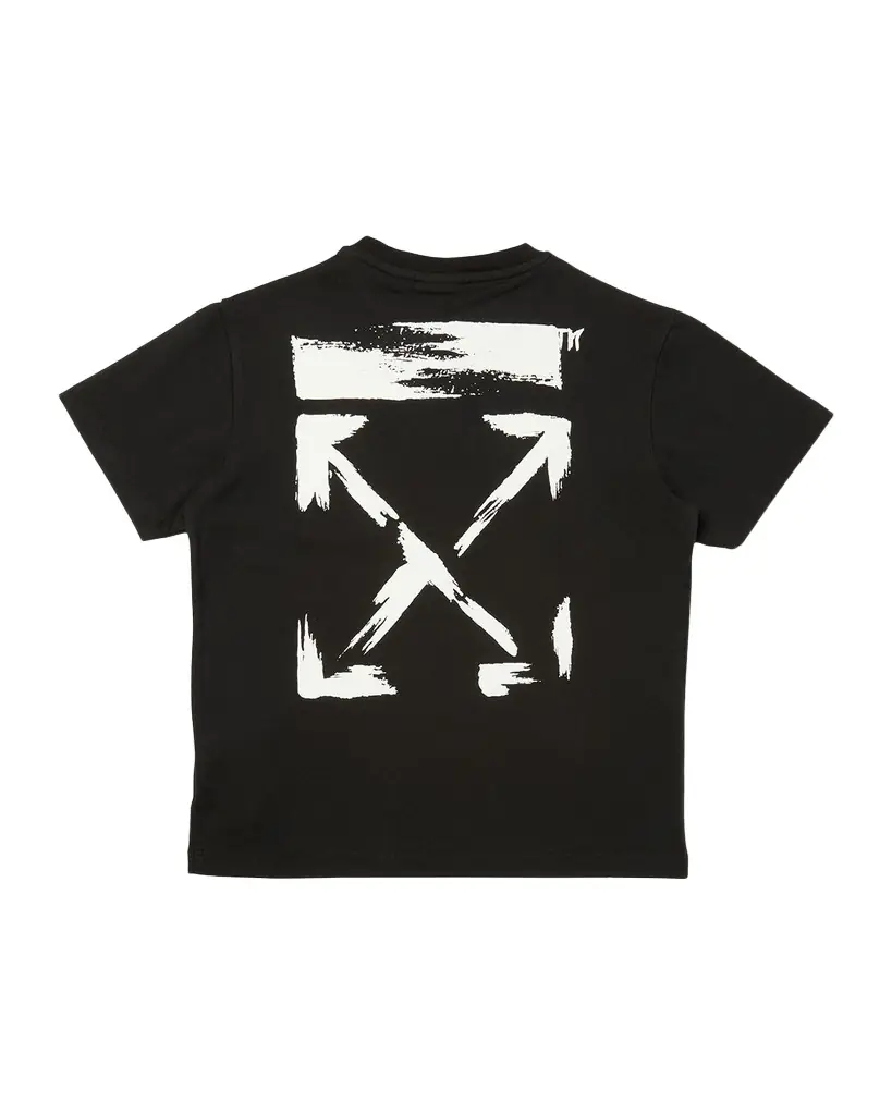 Off-White Boy 's Arrow Paint Logo T-Shirt, Size