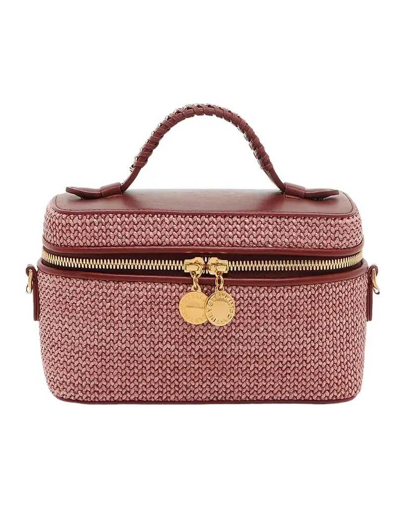 Stella McCartney Falabella Raffia Vanity Case