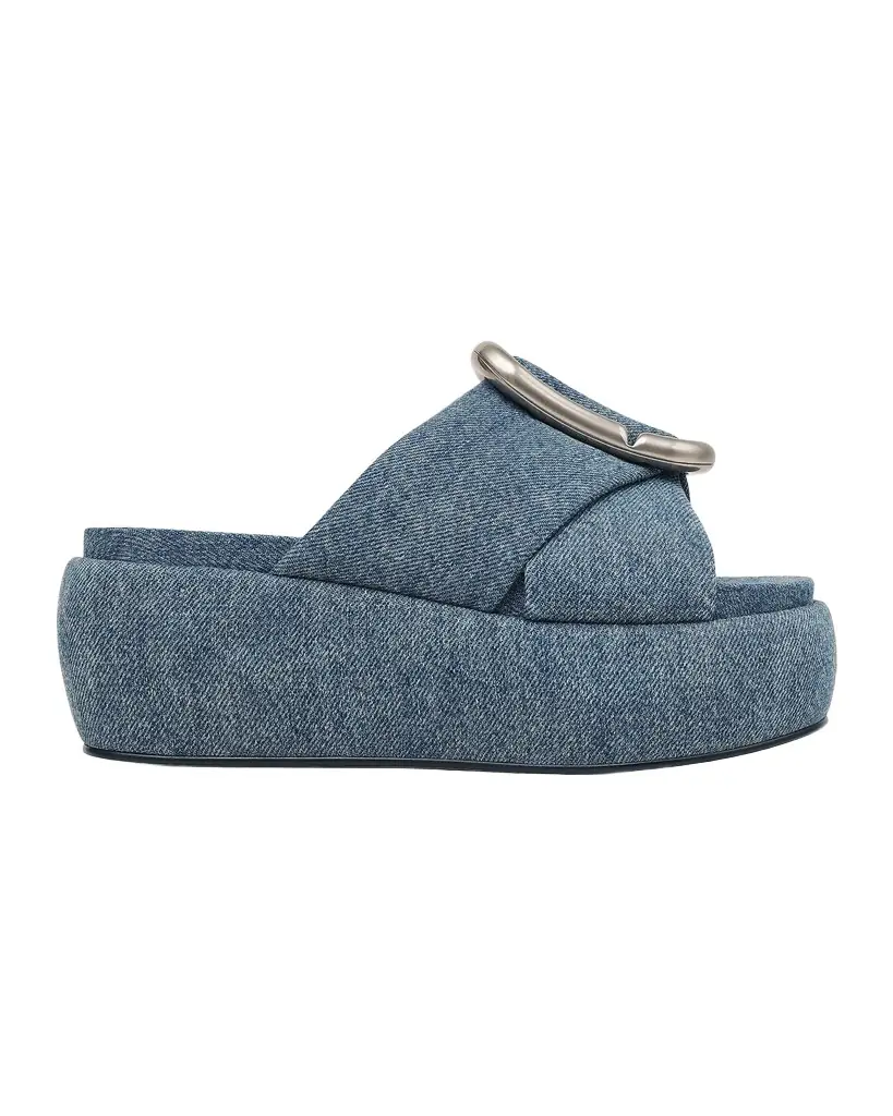 Marc Jacobs Pop J Marc Platform Denim Sandals