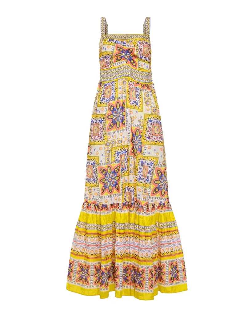 Ramy Brook Alora Printed Cotton Maxi Dress