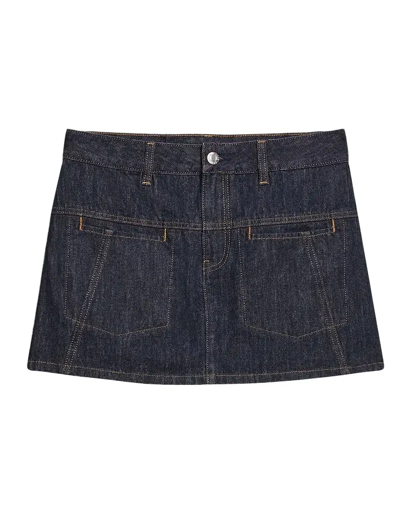 Helmut Lang Denim Mini Skirt