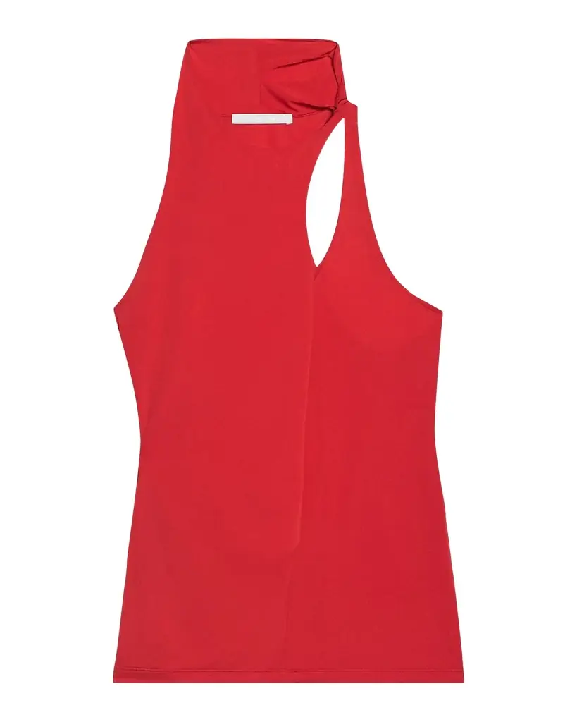 Helmut Lang Twisted Halter Tank Top