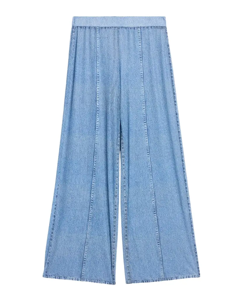 Rag & Bone rb Miramar Mesh Wide-Leg Pants
