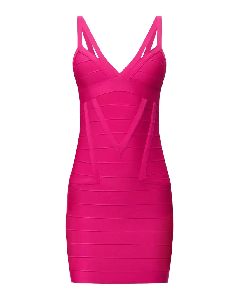 Herve Leger The Midnight Strappy Bandage Mini Dress - Women's Clothing