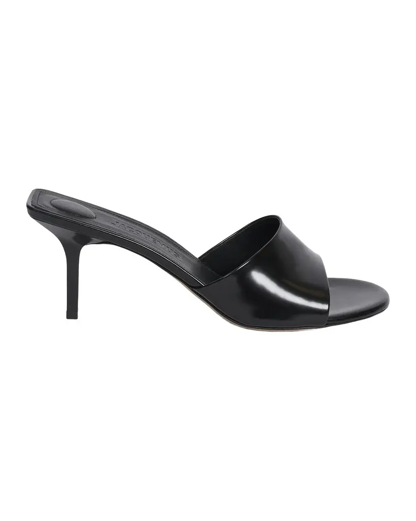Jacquemus Cubisto 70MM Leather Mules