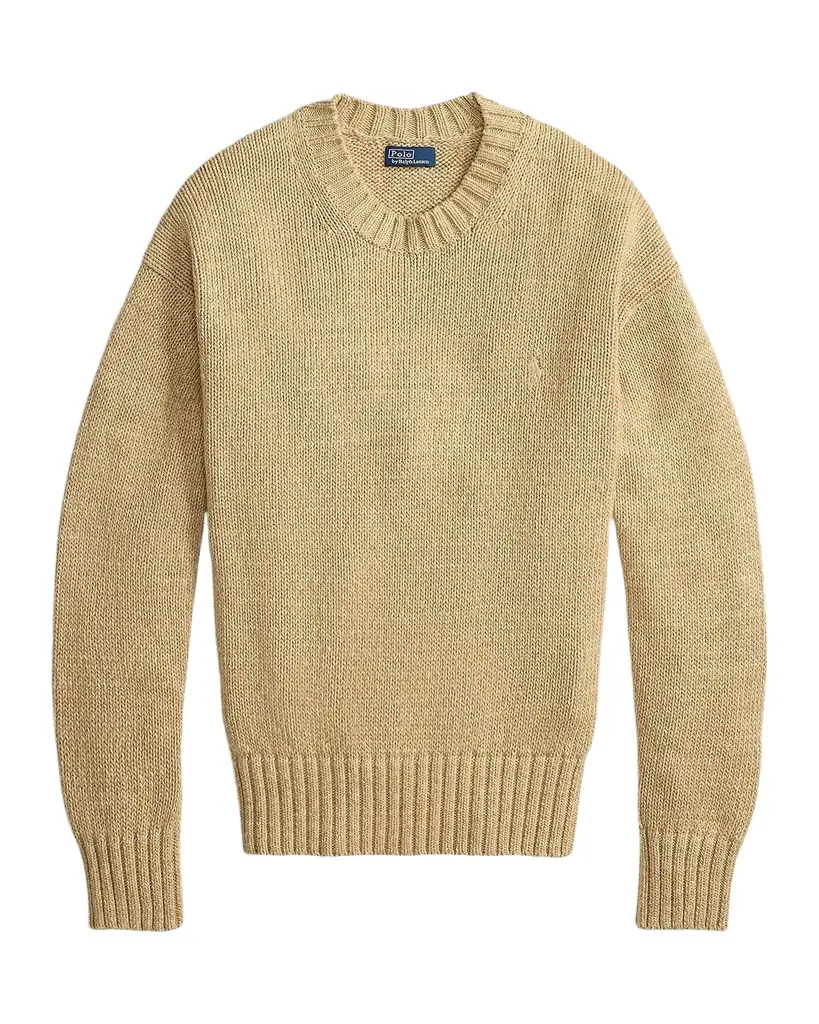 Polo Ralph Lauren Logo Cotton Crewneck Sweater - Women's Clothing
