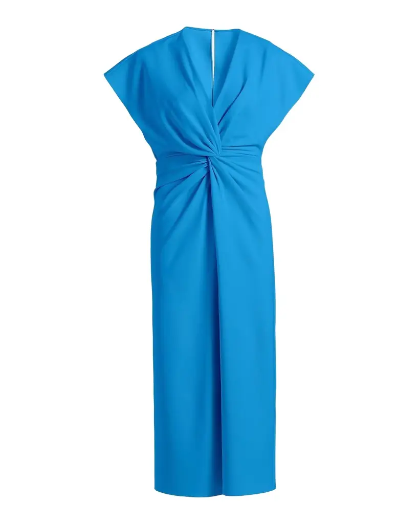 Prabal Gurung Jackie Twist-Front Midi-Dress