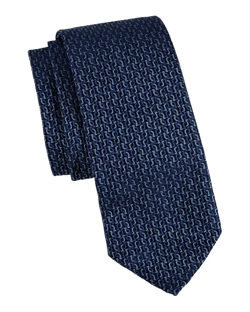 Ferragamo Jacquard Silk Tie