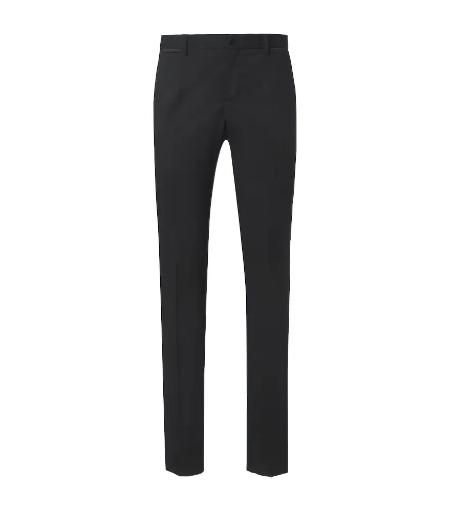 Dolce & Gabbana Wool and silk-blend tuxedo pants