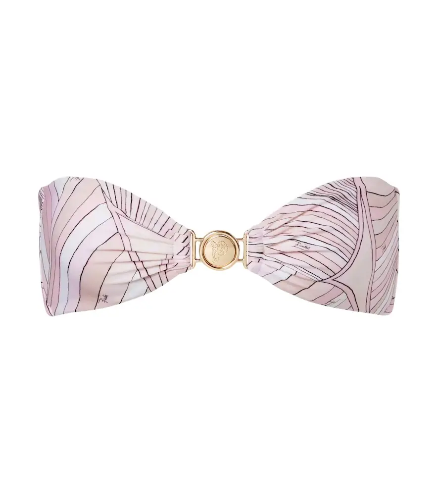 Pucci Iride bandeau bikini top