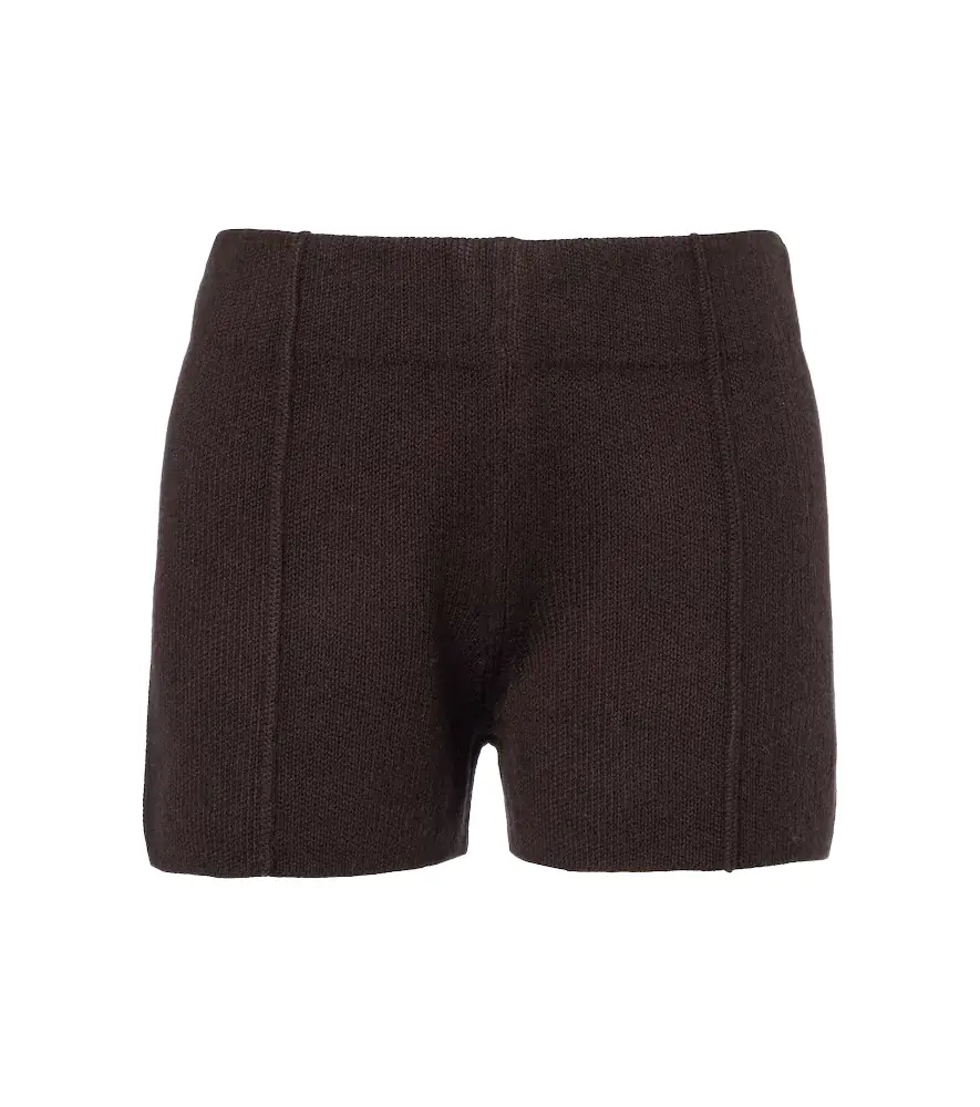 Jardin des Orangers Wool and cashmere shorts