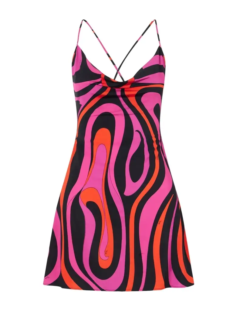 PUCCI Printed Stretch-jersey Mini Dress