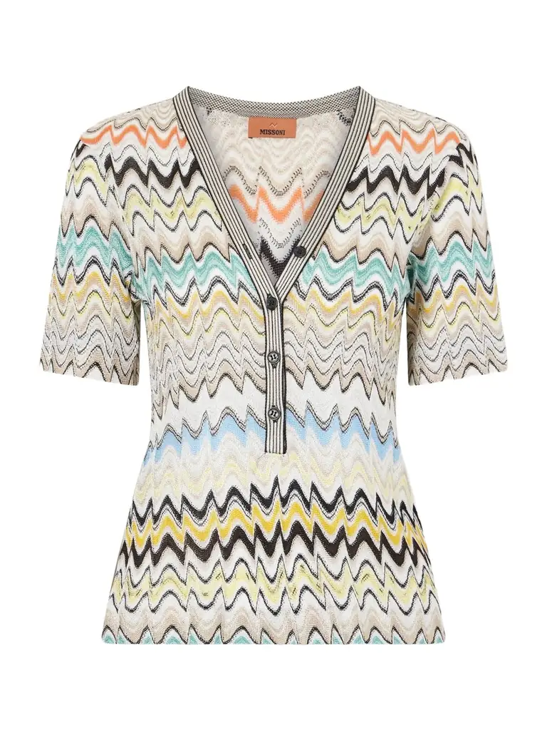 Missoni Striped Crochet-knit Sweater