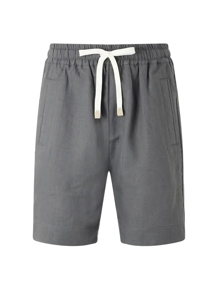 ELEVENTY Straight-Leg Linen Shorts