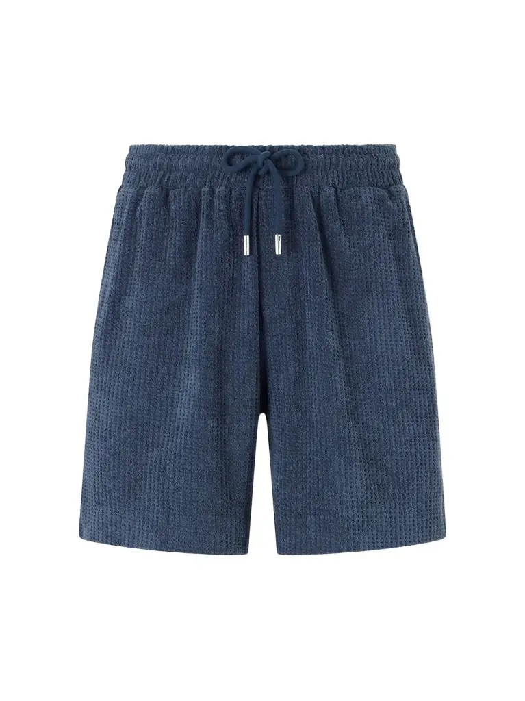 MR P. Waffle-Knit Cotton-Terry Shorts