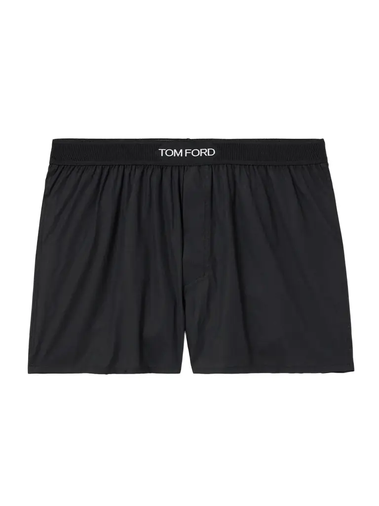 Tom Ford Stretch-Cotton Poplin Boxer Shorts - Men