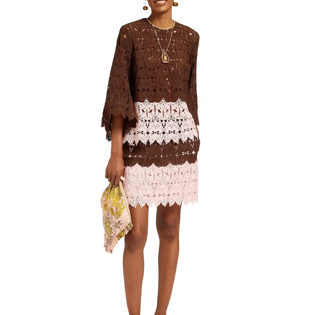 La Double J Lacey Mini Baia Skirt