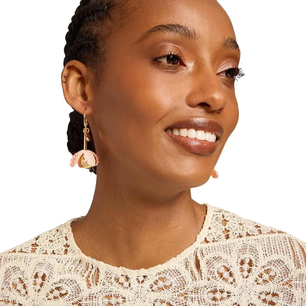 La Double J Bouquet Drop Earrings