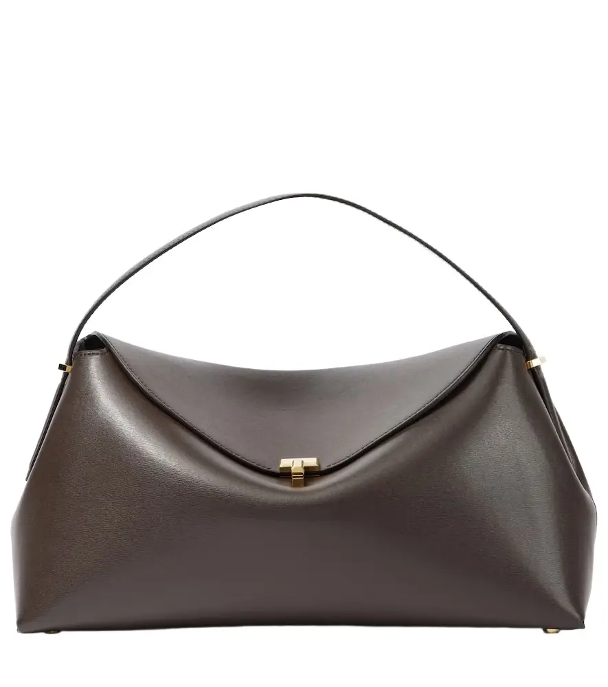 Toteme T-Lock leather tote bag
