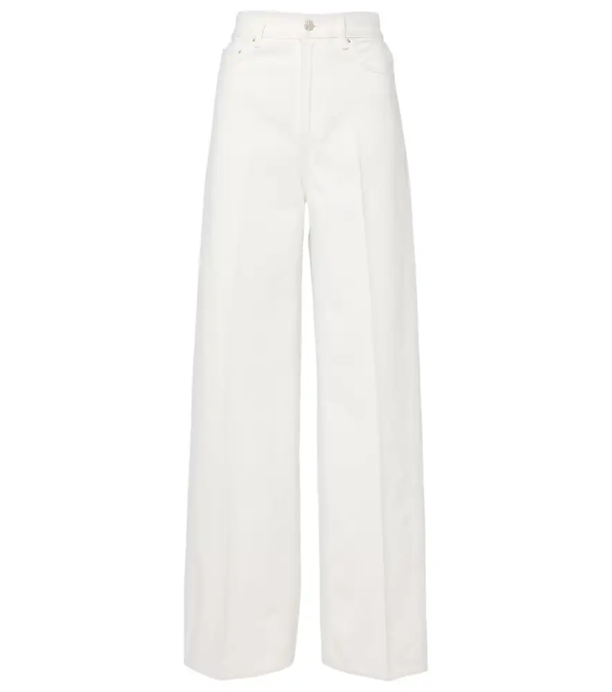 Toteme High-rise wide-leg jeans