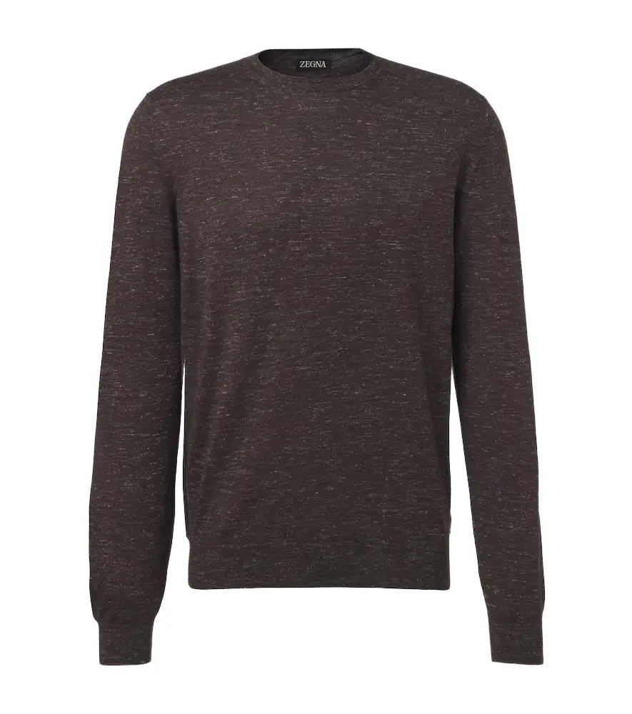 Zegna Silk, cashmere, and linen sweater