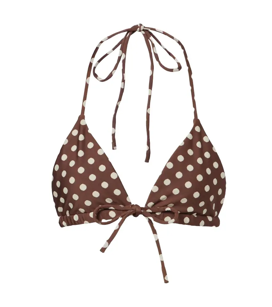 Montce Emma polka-dot bikini top