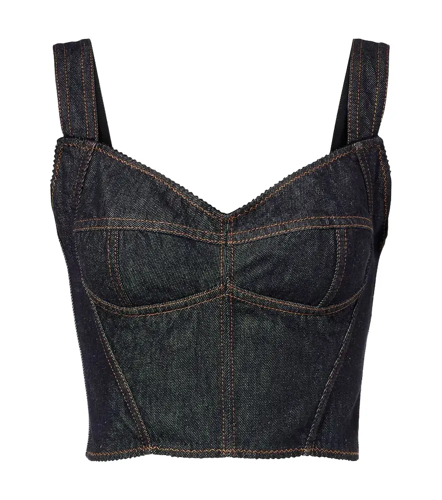 Dolce & Gabbana Denim bustier