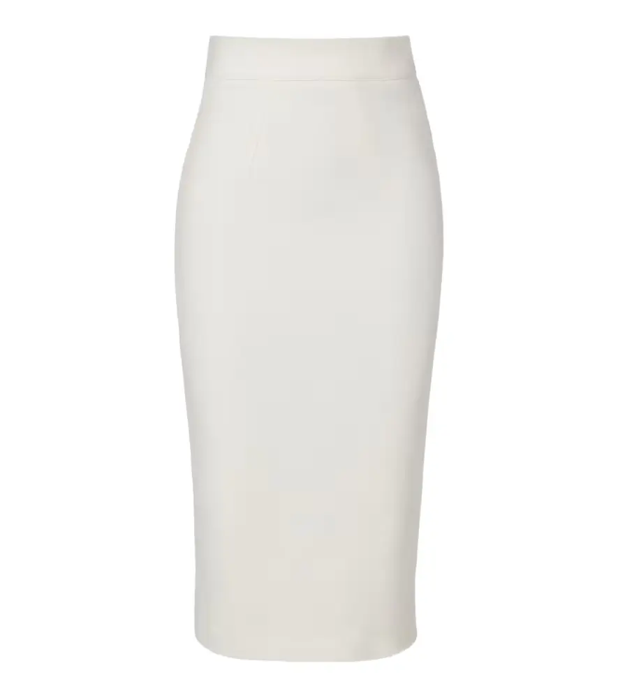 Safiyaa Hokuku crêpe pencil skirt