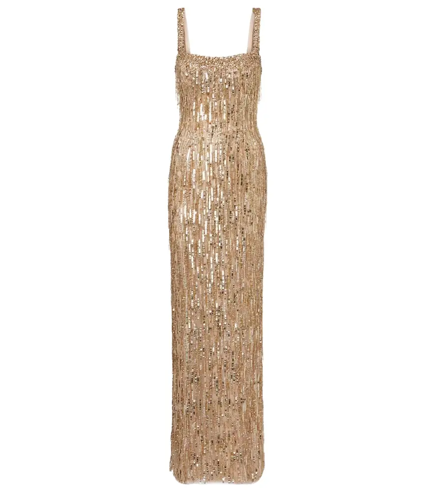 Jenny Packham Fleur sequined gown