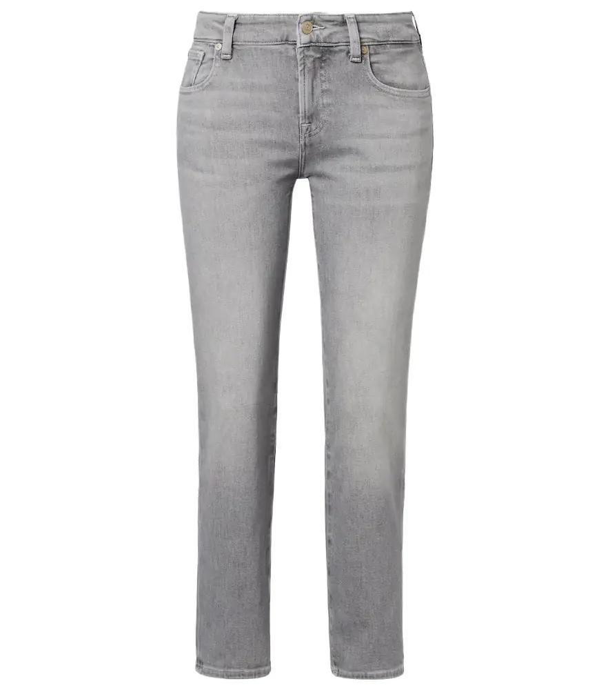 7 For All Mankind Calie cropped straight jeans