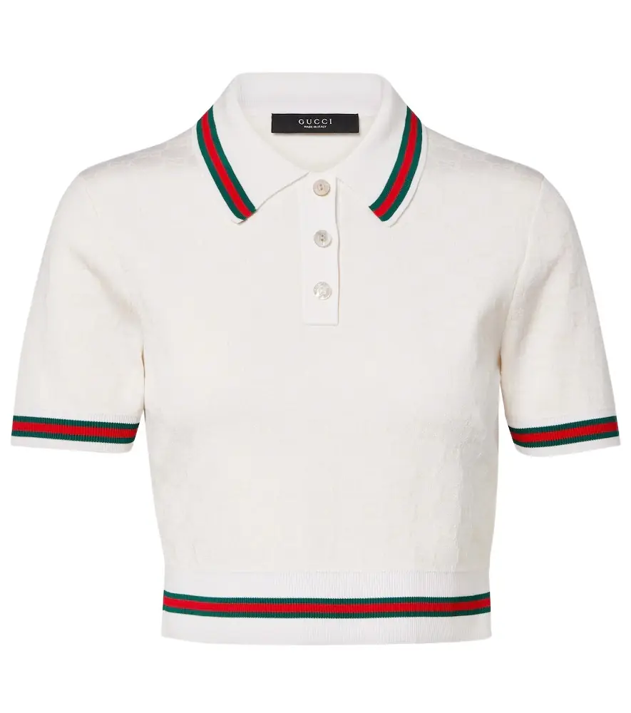 Gucci GG jacquard polo shirt