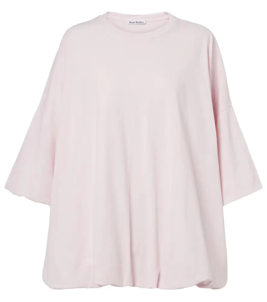 Acne Studios Oversized cotton-blend jersey T-shirt