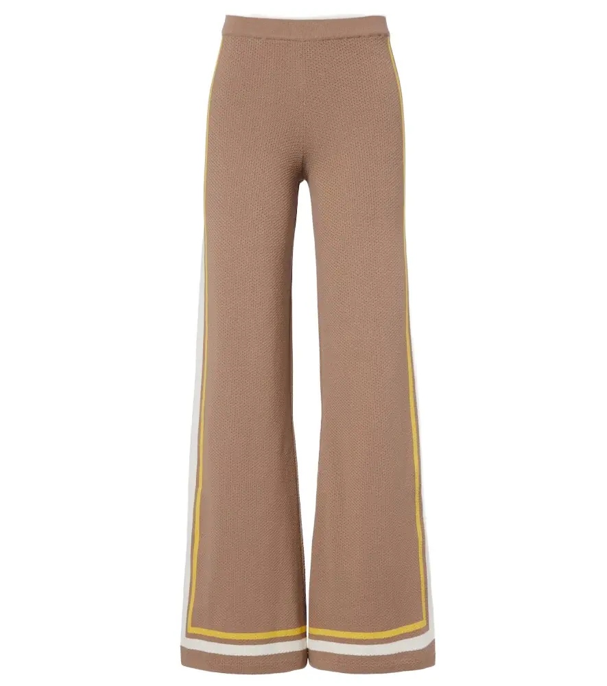 The Upside Veneto Kansas knitted wide-leg pants