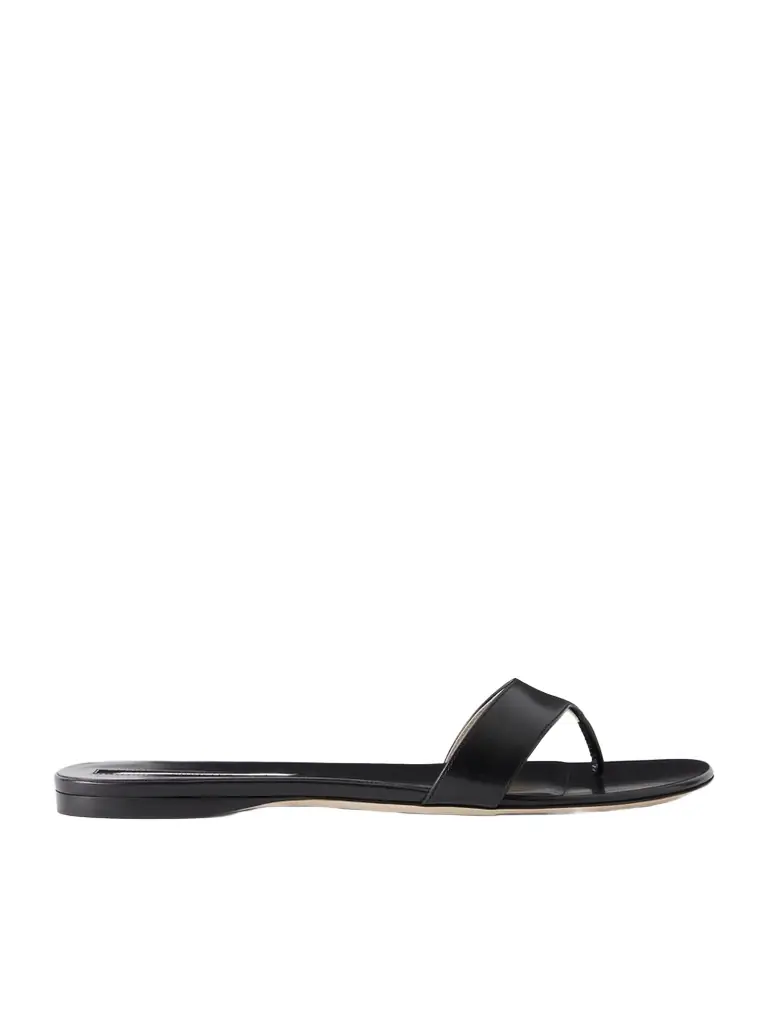 CHRISTEN Helix Leather Thong Sandals