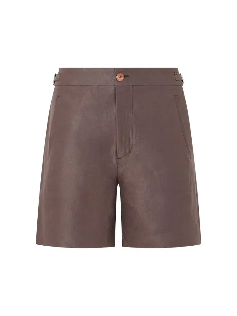 God's True Cashmere Straight-Leg Linen-Twill Shorts - Men