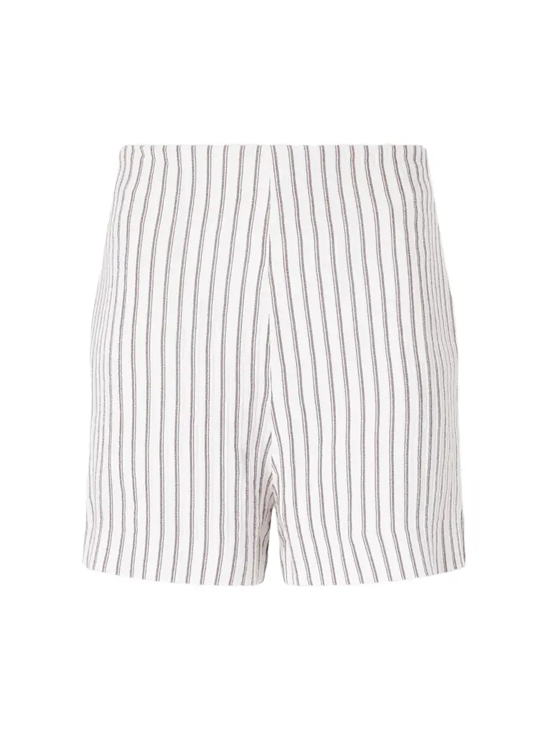 Tove Felix Striped-printed Woven Shorts