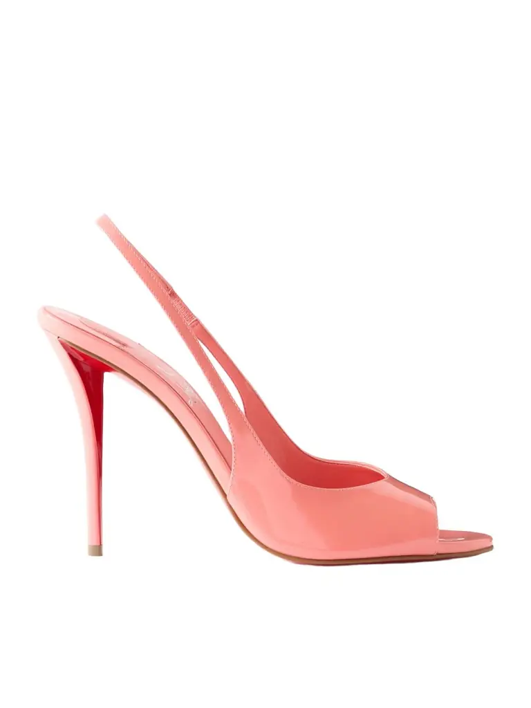 Christian Louboutin Sofia Z 100 Leather Slingback Sandals